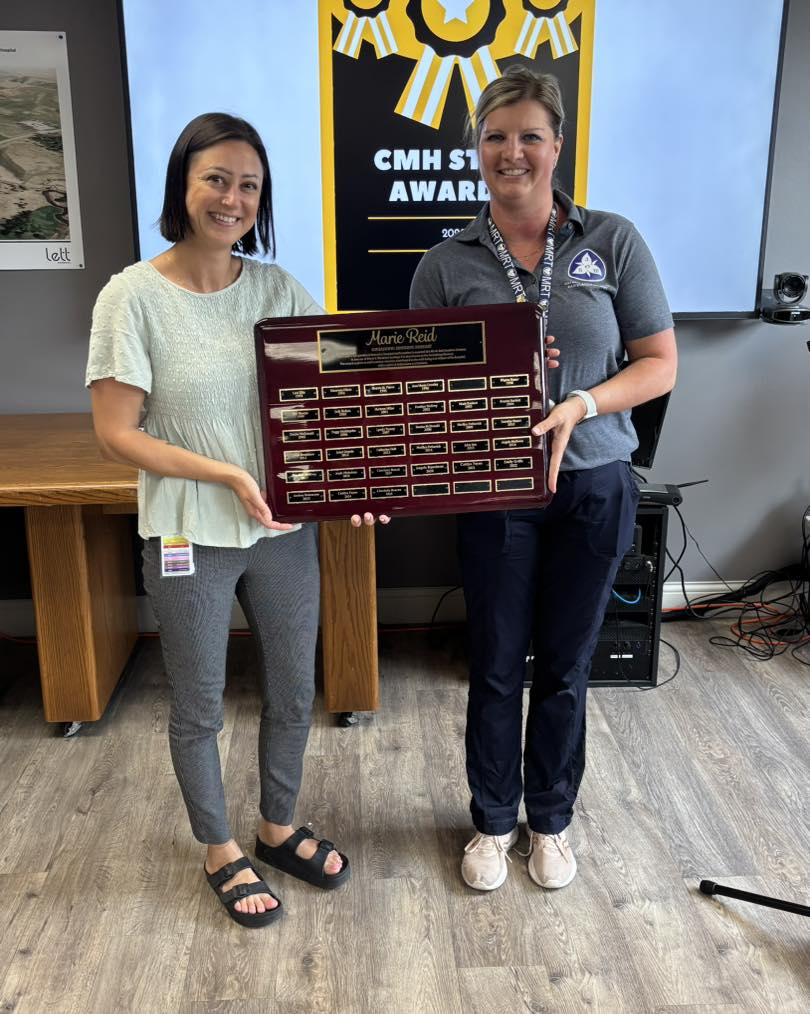 Charlotte Bourne receiving award Charlotte Bourne receiving award